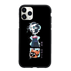 Чехол iPhone 11 Pro матовый Любовь, Смерть и Роботы, цвет: 3D-черный