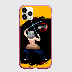 Чехол iPhone 11 Pro матовый Иноске Хашибира Kimetsu no Yaiba