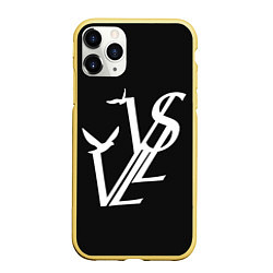 Чехол iPhone 11 Pro матовый Soda Luv Логотип, цвет: 3D-желтый