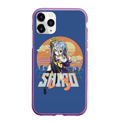 Чехол iPhone 11 Pro матовый Shiro princess, цвет: 3D-фиолетовый