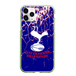 Чехол iPhone 11 Pro матовый Tottenham, цвет: 3D-салатовый