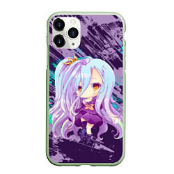 Чехол iPhone 11 Pro матовый Shiro art, цвет: 3D-салатовый