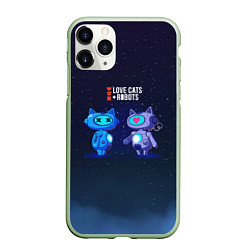 Чехол iPhone 11 Pro матовый Love, Death and Robots Любовь, Смерть и Роботы Z, цвет: 3D-салатовый