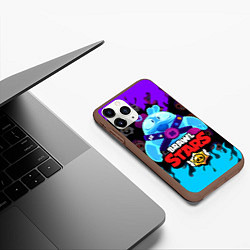 Чехол iPhone 11 Pro матовый SQUEAK 1, цвет: 3D-коричневый — фото 2