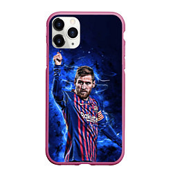 Чехол iPhone 11 Pro матовый Lionel Messi Barcelona 10