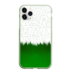 Чехол iPhone 11 Pro матовый GREEN POWER, цвет: 3D-салатовый
