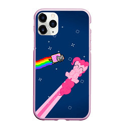 Чехол iPhone 11 Pro матовый Nyan cat x Pony