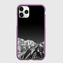 Чехол iPhone 11 Pro матовый ГОРЫ В МОЕМ СЕРДЦЕ КАМУФЛЯЖ