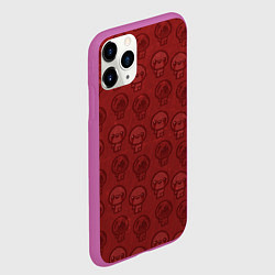 Чехол iPhone 11 Pro матовый Isaacs pattern, цвет: 3D-фиолетовый — фото 2