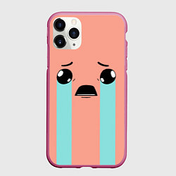 Чехол iPhone 11 Pro матовый Crying Isaac