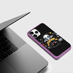 Чехол iPhone 11 Pro матовый Who am i, цвет: 3D-фиолетовый — фото 2
