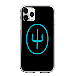 Чехол iPhone 11 Pro матовый Scaled And Icy Logo, цвет: 3D-белый