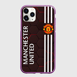 Чехол iPhone 11 Pro матовый МАНЧЕСТЕР MANCHESTER ПЛИТЫ