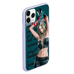 Чехол iPhone 11 Pro матовый Trish, цвет: 3D-светло-сиреневый — фото 2