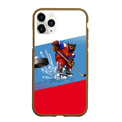 Чехол iPhone 11 Pro матовый Русский хоккей