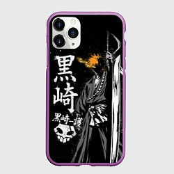 Чехол iPhone 11 Pro матовый Bleach, Ичиго с мечом