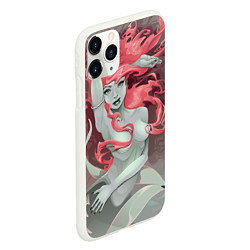 Чехол iPhone 11 Pro матовый Красивая русалочка Beautiful mermaid, цвет: 3D-белый — фото 2