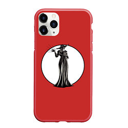 Чехол iPhone 11 Pro матовый Альсина Димитреску, цвет: 3D-красный