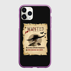Чехол iPhone 11 Pro матовый Розыск Леди Димитреску, цвет: 3D-фиолетовый