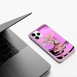 Чехол iPhone 11 Pro матовый Sweat Mamika, цвет: 3D-розовый — фото 2