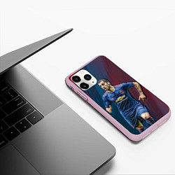 Чехол iPhone 11 Pro матовый Генрих Мхиторян, цвет: 3D-розовый — фото 2