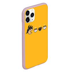Чехол iPhone 11 Pro матовый Son Goku Noodle Eater, цвет: 3D-розовый — фото 2