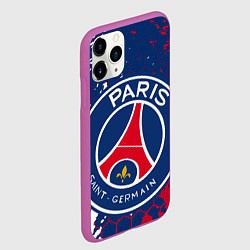 Чехол iPhone 11 Pro матовый ФК ПСЖ FC PSG PARIS SG, цвет: 3D-фиолетовый — фото 2
