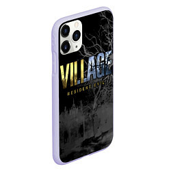 Чехол iPhone 11 Pro матовый Resident Evil Village, цвет: 3D-светло-сиреневый — фото 2