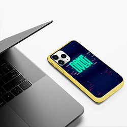 Чехол iPhone 11 Pro матовый Game Over, цвет: 3D-желтый — фото 2