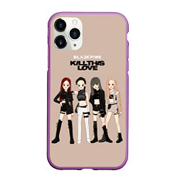 Чехол iPhone 11 Pro матовый Kill this love, цвет: 3D-фиолетовый