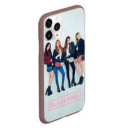 Чехол iPhone 11 Pro матовый Blackpink Squad, цвет: 3D-коричневый — фото 2