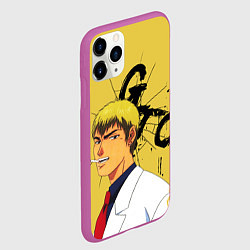 Чехол iPhone 11 Pro матовый Крутой учитель Онидзука, цвет: 3D-фиолетовый — фото 2