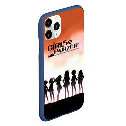 Чехол iPhone 11 Pro матовый Girls und Panzer Poster Z, цвет: 3D-тёмно-синий — фото 2