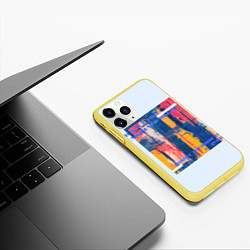 Чехол iPhone 11 Pro матовый ИСКУССТВО ДУШИ, цвет: 3D-желтый — фото 2