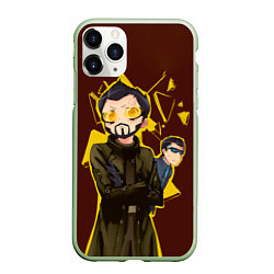 Чехол iPhone 11 Pro матовый Anime Adam Jensen