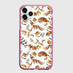 Чехол iPhone 11 Pro матовый Лиса