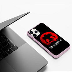 Чехол iPhone 11 Pro матовый Death Note Рюк в ночи, цвет: 3D-розовый — фото 2