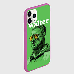 Чехол iPhone 11 Pro матовый Walter The Big Lebowski, цвет: 3D-фиолетовый — фото 2