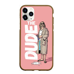 Чехол iPhone 11 Pro матовый The Real Dude, цвет: 3D-коричневый