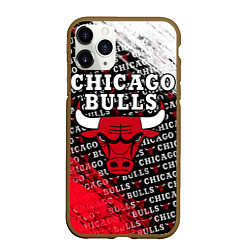 Чехол iPhone 11 Pro матовый CHICAGO BULLS 6