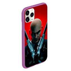 Чехол iPhone 11 Pro матовый Agent here, цвет: 3D-фиолетовый — фото 2