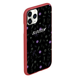 Чехол iPhone 11 Pro матовый Blossom, цвет: 3D-красный — фото 2