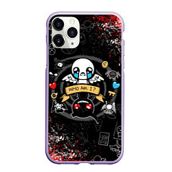 Чехол iPhone 11 Pro матовый The Binding of Isaac ИСААК, цвет: 3D-светло-сиреневый