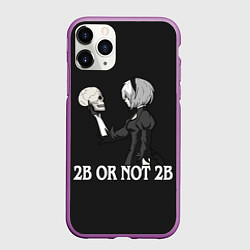 Чехол iPhone 11 Pro матовый 2B OR NOT 2B