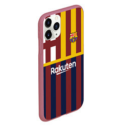 Чехол iPhone 11 Pro матовый BARCELONA FC БАРСЕЛОНА ФК BARCA, цвет: 3D-малиновый — фото 2