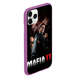 Чехол iPhone 11 Pro матовый Мафиозное братство, цвет: 3D-фиолетовый — фото 2