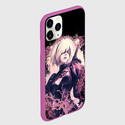 Чехол iPhone 11 Pro матовый 2B ROSES, цвет: 3D-фиолетовый — фото 2