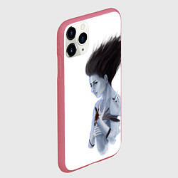 Чехол iPhone 11 Pro матовый Дух, цвет: 3D-малиновый — фото 2