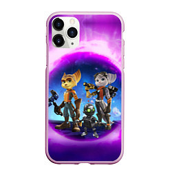 Чехол iPhone 11 Pro матовый Ratchet & Clank 2 Rift Apart, цвет: 3D-розовый