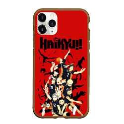 Чехол iPhone 11 Pro матовый Старшая Карасуно Haikyuu!!